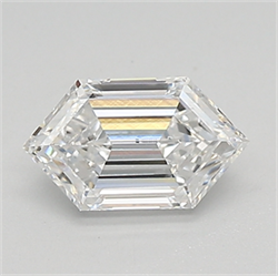 Picture of Lab Created Diamond 0.62 Carats, LONG HEXAGON with  Cut, D Color, vvs1 Clarity and Certified by IGI