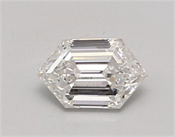 Picture of Lab Created Diamond 0.61 Carats, LONG HEXAGON with  Cut, E Color, vvs2 Clarity and Certified by IGI