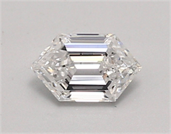 Picture of Lab Created Diamond 0.60 Carats, LONG HEXAGON with  Cut, D Color, vvs2 Clarity and Certified by IGI