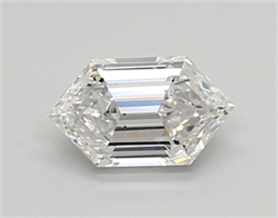 Picture of Lab Created Diamond 0.60 Carats, LONG HEXAGON with  Cut, E Color, vvs2 Clarity and Certified by IGI