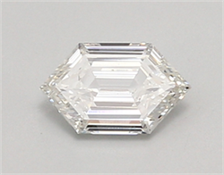 Picture of Lab Created Diamond 0.59 Carats, LONG HEXAGON with  Cut, E Color, vs1 Clarity and Certified by IGI