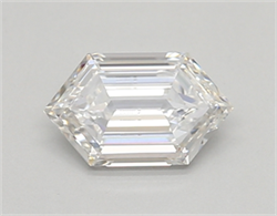 Picture of Lab Created Diamond 0.57 Carats, LONG HEXAGON with  Cut, E Color, vvs2 Clarity and Certified by IGI