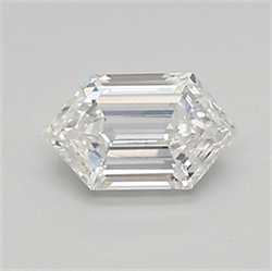 Picture of Lab Created Diamond 0.54 Carats, LONG HEXAGON with  Cut, E Color, vvs1 Clarity and Certified by IGI