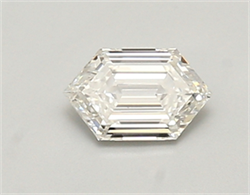 Picture of Lab Created Diamond 0.52 Carats, LONG HEXAGON with  Cut, D Color, vvs2 Clarity and Certified by IGI