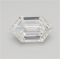 Picture of Lab Created Diamond 0.49 Carats, LONG HEXAGON with  Cut, E Color, vvs2 Clarity and Certified by IGI