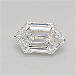 Picture of Lab Created Diamond 0.47 Carats, LONG HEXAGON with  Cut, E Color, vs1 Clarity and Certified by IGI