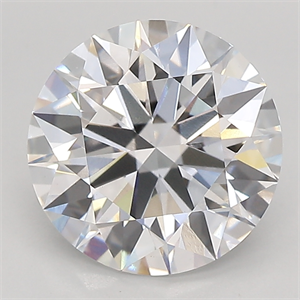Picture of Lab Created Diamond 3.06 Carats, Round with ideal Cut, D Color, vs1 Clarity and Certified by IGI