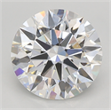 Del inventario de diamantes de laboratorio, 2.85 quilates, Redondo , Color E, claridad vs1 y certificado IGI