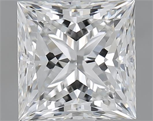 Picture of 1.80 Carats, Princess E Color, VS2 Clarity and Certified by GIA