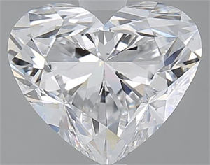 Picture of 2.00 Carats, Heart D Color, VS2 Clarity and Certified by GIA