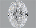 2.02 Carats, Oval D Color, SI1 Clarity and Certified by GIA