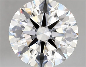 Picture of Lab Created Diamond 3.18 Carats, Round with ideal Cut, E Color, vvs2 Clarity and Certified by IGI