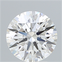 Del inventario de diamantes de laboratorio, 3.24 quilates, Redondo , Color F, claridad VVS2 y certificado IGI