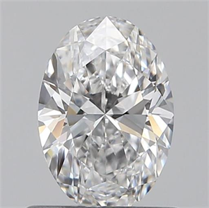 Picture of 0.60 Carats, Oval D Color, VVS1 Clarity and Certified by GIA