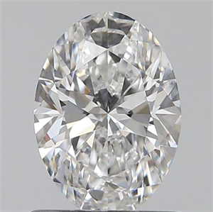 Picture of 0.80 Carats, Oval E Color, VVS2 Clarity and Certified by GIA