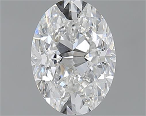 Picture of 0.90 Carats, Oval F Color, I1 Clarity and Certified by GIA