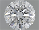 0.60 Carats, Round with Excellent Cut, E Color, I1 Clarity and Certified by GIA