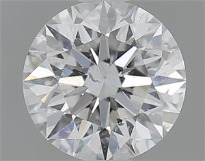 Picture of 0.60 Carats, Round with Excellent Cut, E Color, I1 Clarity and Certified by GIA