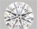 Lab Created Diamond 1.76 Carats, Round with ideal Cut, E Color, vvs2 Clarity and Certified by IGI