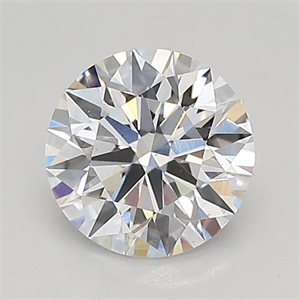 Picture of Lab Created Diamond 0.98 Carats, Round with ideal Cut, D Color, vs1 Clarity and Certified by IGI