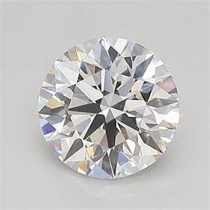 Picture of Lab Created Diamond 0.90 Carats, Round with ideal Cut, D Color, vvs2 Clarity and Certified by IGI