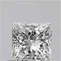0.50 quilates, Princesa , Color G, claridad SI2 y certificado por GIA