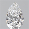 0.60 quilates, De pera , Color D, claridad VS2 y certificado por GIA