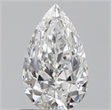 0.70 Carats, Pear D Color, VS2 Clarity and Certified by GIA