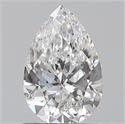 0.90 Carats, Pear E Color, SI2 Clarity and Certified by GIA