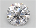 Lab Created Diamond 0.97 Carats, Round with ideal Cut, D Color, vvs2 Clarity and Certified by IGI