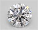 Lab Created Diamond 0.93 Carats, Round with ideal Cut, D Color, vvs2 Clarity and Certified by IGI