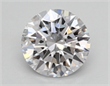 Lab Created Diamond 0.85 Carats, Round with excellent Cut, D Color, vs1 Clarity and Certified by IGI