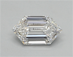 Picture of Lab Created Diamond 0.48 Carats, LONG HEXAGON with  Cut, E Color, vvs2 Clarity and Certified by IGI