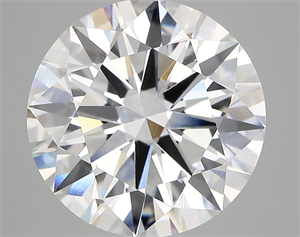 Picture of Lab Created Diamond 7.02 Carats, Round with ideal Cut, D Color, vvs2 Clarity and Certified by IGI