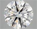 Lab Created Diamond 6.06 Carats, Round with ideal Cut, E Color, vs1 Clarity and Certified by IGI