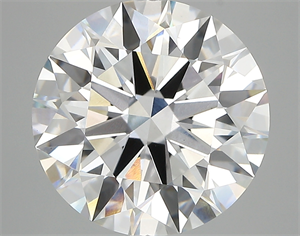 Picture of Lab Created Diamond 6.06 Carats, Round with ideal Cut, E Color, vs1 Clarity and Certified by IGI
