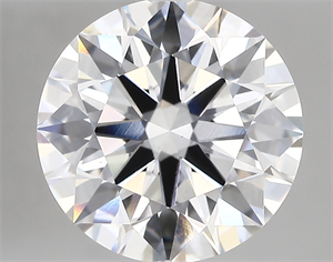 Picture of Lab Created Diamond 5.13 Carats, Round with ideal Cut, E Color, vs1 Clarity and Certified by IGI