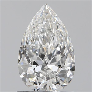 Picture of 0.80 Carats, Pear D Color, VVS1 Clarity and Certified by GIA