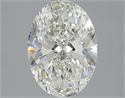 3.02 Carats, Oval K Color, VS2 Clarity and Certified by GIA