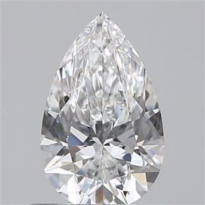 Picture of 0.55 Carats, Pear D Color, IF Clarity and Certified by GIA