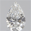 0.80 Carats, Pear F Color, VS1 Clarity and Certified by GIA