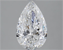 2.81 Carats, Pear E Color, VVS2 Clarity and Certified by GIA