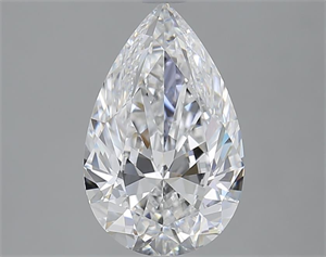 Picture of 2.81 Carats, Pear E Color, VVS2 Clarity and Certified by GIA