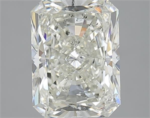 Picture of 2.50 Carats, Radiant K Color, SI2 Clarity and Certified by GIA