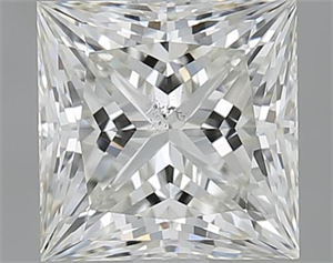 Picture of 1.50 Carats, Princess J Color, SI1 Clarity and Certified by GIA