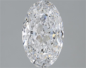 Picture of 1.51 Carats, Oval D Color, SI2 Clarity and Certified by GIA
