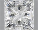 2.50 Carats, Princess J Color, SI1 Clarity and Certified by GIA