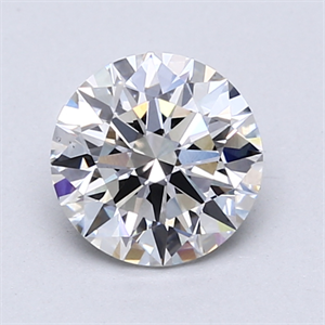 Picture of Lab Created Diamond 1.18 Carats, Round with Excellent Cut, E Color, VS1 Clarity and Certified by GIA