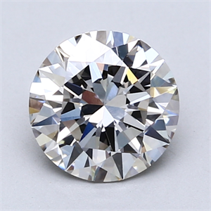 Picture of Lab Created Diamond 1.51 Carats, Round with Excellent Cut, I Color, VVS2 Clarity and Certified by IGI