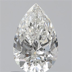 Picture of 0.60 Carats, Pear H Color, VVS1 Clarity and Certified by GIA